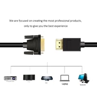 ANNNWZZD Kétirányú DVI-HDMI Kábel TV-hez és Monitorhoz, 1,5m 7