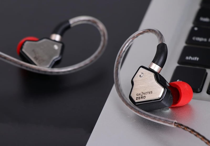 7Hz Salnotes Zero HiFi fülhallgató - 10 mm-es dinamikus meghajtó, fém membrán, fekete