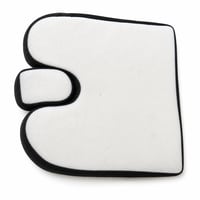 Pernă ortopédică ergonomică pentru scaun auto Healthfix cu spumă cu memorie, antiderapantă — parte albă pătată (produs utilizat) 1