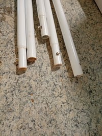 Barieră de pat 2 în 1 Asalvo pentru copii 150 cm, protecție laterală albă pentru cei mici — suprafață ruginită (stare: vezi a 2-a imagine) 2