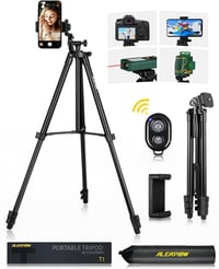 ALEAPOW 135cm-es Bluetooth Tripod Telefontartóval és Távirányítóval 1