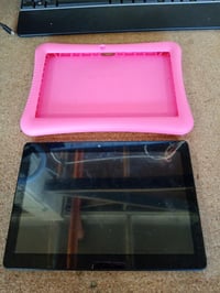 Detský tablet EagleSoar 10 palcov, Android 13, 3 GB RAM, 32 GB, ružový — chybný, čiastočne funkčný: nedá sa nabiť (stav: pozri 2. obrázok) 2