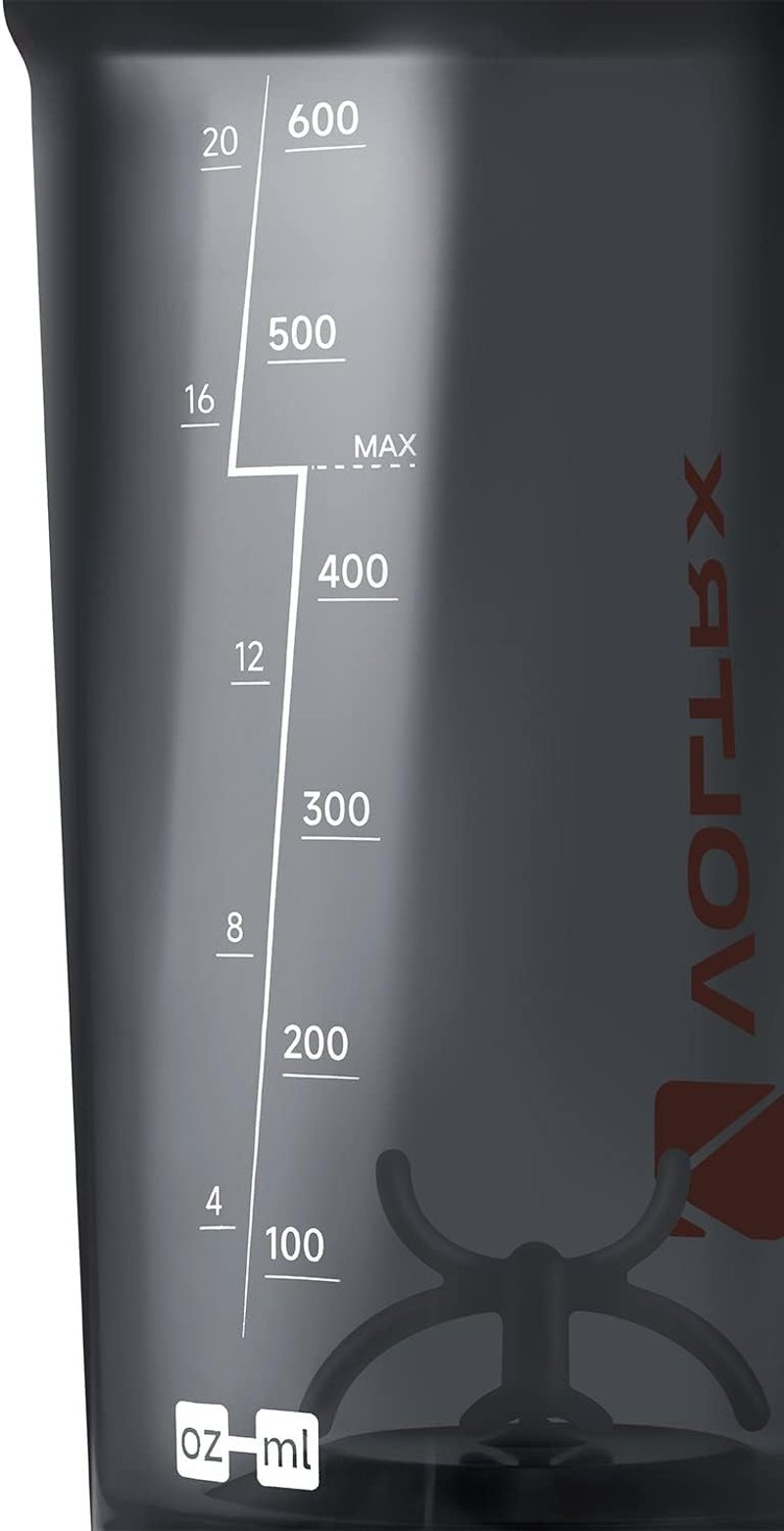 VOLTRX Elektromos Protein Shaker 680ml - USB-C Tölthető Keverőpalack, BPA-mentes Tritan Anyagból, Turmixokhoz és Étkezés-helyettesítőkhöz