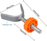 Tije filetate Gobesty pentru poarta de siguranță, 4 buc. Tije filetate cu axă Y pentru porți de siguranță cu fixare prin presiune, set de șuruburi pentru scări, kit de montare pentru porți de siguranță cu fixare prin presiune 2