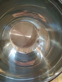 Bol pentru amestecare adânc RÖSLE din oțel inoxidabil, 28 cm, 8,5 litri, oțel 18/10, lavabil în mașina de spălat vase, pentru prepararea și depozitarea alimentelor, culoare argintie 2