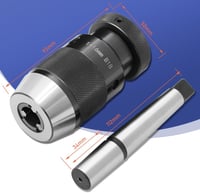 Gyorsbefogó tokmány B18 1-16mm + MK2 kúpos szár, precíziós fúrótokmány esztergához 5