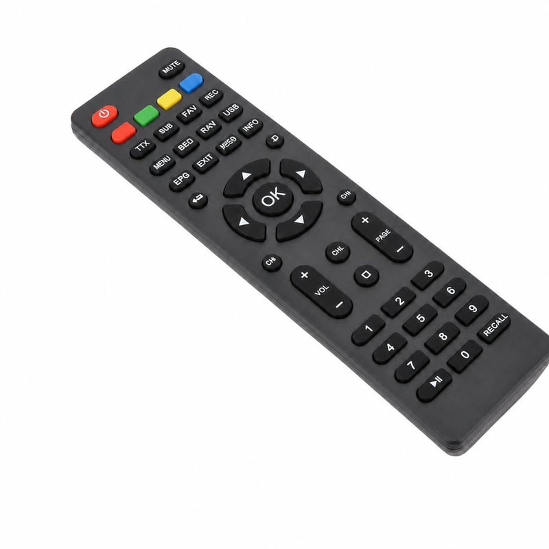 hd-line Leyf 2809 digitalni satelitski prijemnik DVB-S/S2 Full HD 1080p HDMI SCART 2x USB Astra Hotbird — daljinski upravljač (stanje: vidi 2. sliku)