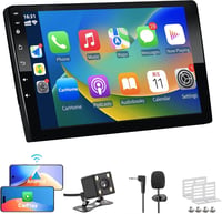 LSLYA 9" 2 DIN Android 13 Autórádió - 2GB/32GB, Vezeték Nélküli Apple CarPlay & Android Auto, Bluetooth, GPS, WiFi, FM, Tolatókamerával 1