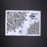 Virágmintás Rajzsablonok Scrapbookinghoz és Kézművességhez - Fehér 7