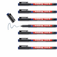Marker permanent pentru folie edding 140 S - roșu - vârf rotund 0,3 mm - pentru sticlă, plastic, folie - cu uscare rapidă, rezistent la apă - set de 9 bucăți 2