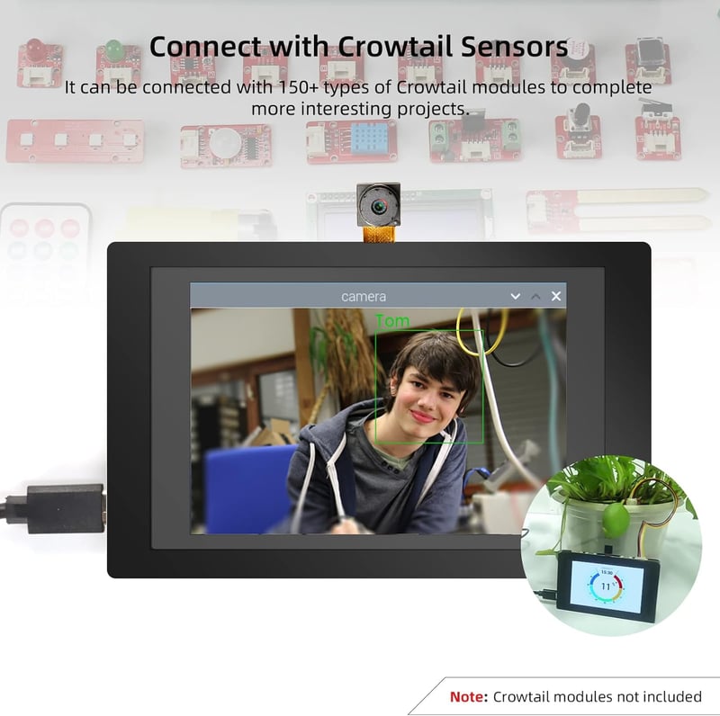 ESP32 fejlesztőkészlet 3,5" érintőkijelzővel és OV2640 kamerával