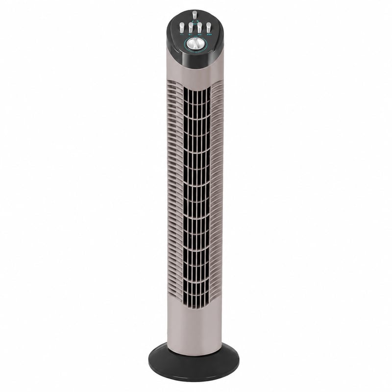 Stĺpový ventilátor Cecotec EnergySilence 790 Skyline, 76 cm, 50 W, 3 stupne, biely — chybný, na súčiastky: Otáča sa (stav: pozri 2. obrázok)