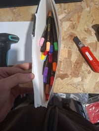 Zenacolor Expert Series 23 db Textilfilc Készlet, Kéthegyű (Finom 1 mm + Ecset 0,5-5 mm), Mosógépálló Permanens Szövetfesték Póló és Vászon 4