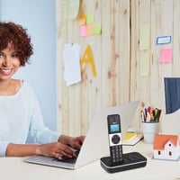 Bisofice D1002 Vezeték Nélküli Telefon 3 Kézibeszélővel - Üzenetrögzítő, Hívóazonosító, 1,6" LCD Kijelző, 16 Nyelv, Otthoni és Irodai Haszná 8