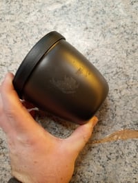 Mepal Snackpot Ellipse ételtároló doboz 500 ml Nordic Black színben, fagyasztóban — ragasztómaradványok a külsőn (állapot: lásd a 2. képet) 2