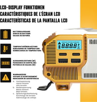 Krieger 1100W Feszültségátalakító - 12V-230V Inverter Autóba, Kempingezéshez, LCD Kijelzővel, 2 USB Porttal és EU Csatlakozóval 7