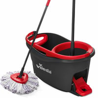 Set de curățenie Vileda Turbo 3in1 cu mop din microfibre și găleată cu centrifugă acționată prin pedală – lipsește mânerul roșu interior (stare: vezi poza a 2-a) 1