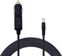 GINTOOYUN 12V-24V Szivargyújtó Hosszabbító Kábel LED Jelzéssel - 3m Autós Tápkábel 5.5x2.1mm DC Csatlakozóval, 10A Biztosítékkal 1