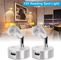 SUPAREE 12V-os LED belső világítás autóba, lakókocsiba, hajóba - 2 db 5