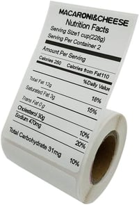 Zebra Kompatibilis Öntapadós Thermocímke Tekercs, 5db - Vonalkódnyomtatáshoz 1