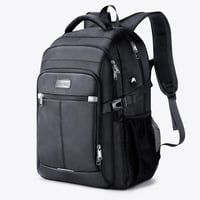 HOMIEE Nagy Méretű Vízálló Utazó Hátizsák 17,3" Laptoptartóval, Fekete 8
