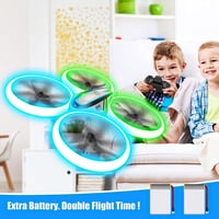 AVIALOGIC Q9s Gyerek RC Helikopter Drón Kék-Zöld Fényekkel, 360° Forgással, Magasságtartással és Headless Móddal - Tökéletes Ajándék Fiúknak 6