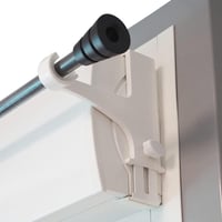 Öntapadós fehér függönyrúdtartó - fúrásmentes rögzítés 1
