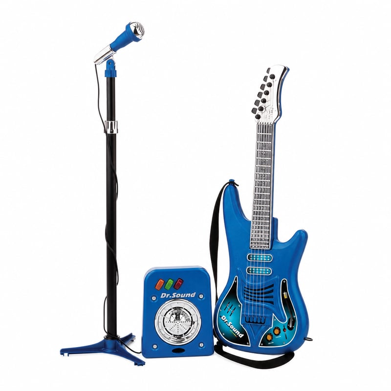 Reig 843 Dr. Sound 6 húros játék gitár szett mikrofonnal és — hibás, részben működik: nem reagál semmire (állapot: lásd a 2. képet)
