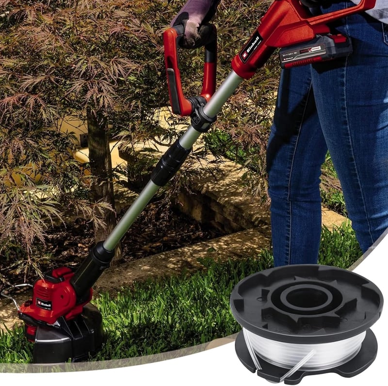 Yweller 6 db pótszál orsó Einhell fűkaszához, 1,6 mm vastag, 5 m hosszú, GE-CT 18/28 Li, GE-CT 18/260 Li, GE-CT 18/28 Li TC modellekhez