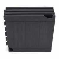 Záhradný úložný box VOUNOT XL 280 litrov, 116x44x55 cm, antracit — dva zlomené bočné rohy krytu (vystavený kus) 3