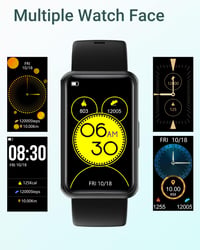HUAKUA Okosóra Lépésszámlálóval - Nagy Kijelzős, Vízálló Fitnesz Tracker Applikáció Nélkül 8