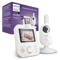Philips Avent SCD833/26 Bébiőr Kamerával - Éjjellátó, 2,7" Színes Kijelző, 10 Órás Akkumulátor, Eco Mód, FHSS Technológia, Fehér 1