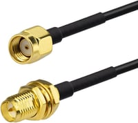 BINGFU WiFi Antenna Hosszabbító Kábel 10m - RP-SMA Csatlakozók, RG174 Koaxiális, Router, Biztonsági Kamera, PCIE Hálózati Kártya Kompatibili 8