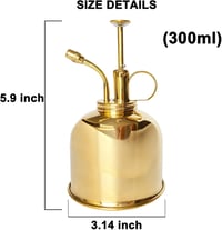LianShi Arany Réz Virágpermetező - 300ml Növényápoló Permet Flakon Szobanövényekhez - Porvédő Virágápoló Spray BPA-mentes 2