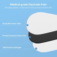 Comfytemp vezeték nélküli TENS elektróda tapasz, 4 db, 12x6 cm, újrahasználható 2