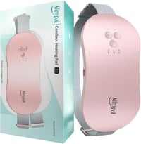 Slimpal Vezeték Nélküli Melegítőöv Menstruációs Fájdalomra - USB Tölthető Hordozható Melegítőpárna  Rózsaszín 1
