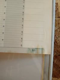 Agendă săptămânală Exacompta Méline septembrie 2026 - decembrie 2027, 15x17 cm - Pagini pătate, uzate, șifonate (stare B: vezi a 2-a imagine) 3