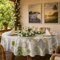 Set decor nuntă de aur: față de masă rotundă + ghirlandă trandafiri + 50 șervețele + 2 tablouri + 6 pahare 1