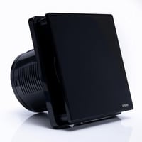 STERR Nero 100 mm-es halk fürdőszobai ventilátor - Erős légkivezető 1