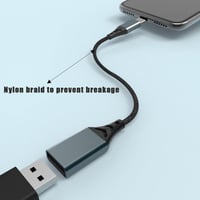 Targeal USB-C töltőkábel PS4/PS5/Xbox-hoz, nylon borítású 3