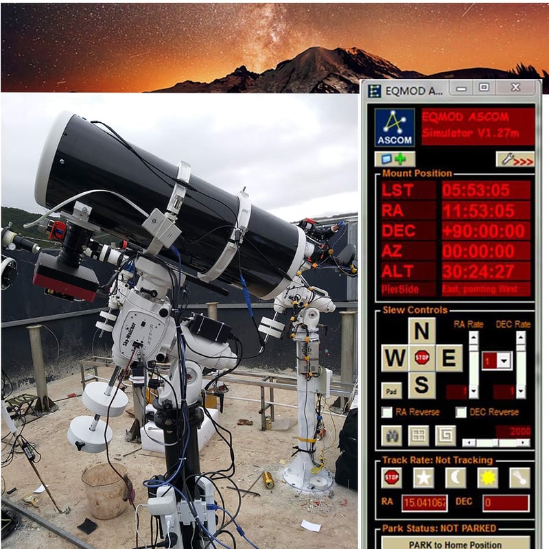 usangreen 500cm Fekete PC Kábel Skywatcher Teleszkópokhoz - EQMOD ASCOM Kompatibilis HEQ5pro AZEQ5 AZEQ6 EQ6-R Asiair Synscan Goto Szerelékh