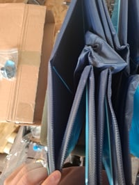 Piscină Pliabilă pentru Câini Dazhtu 100x30 cm, cu Orificiu de Scurgere, Piscină Portabilă Antiderapantă din PVC pentru Câini Mari și Mici, Albastru 4