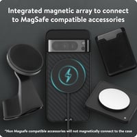 Mous Limitless 5.0 Carbon Fibre Tok Google Pixel 8 Pro MagSafe Kompatibilis Védőtok Szénszálas Mobiltelefon Burkolat 5