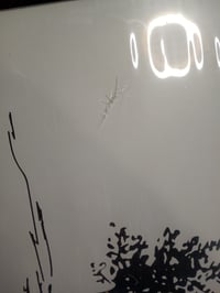 Heimlich okvir za slike 50x70 cm, crni aluminijski "uradi sam" kolaž okvir za zid — neispravan, djelomično funkcionalan: slomljen pleksiglas (stanje: vidi 2. sliku) 2