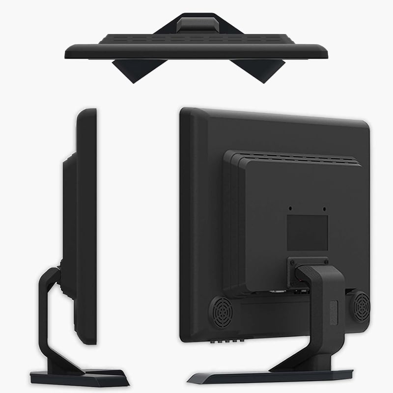 JaiHo 19" IPS Monitor Beépített Hangszórókkal - HD 1280x1024 Felbontás, HDMI Csatlakozás, PC/TV/CCTV/Raspberry Pi Kompatibilis, Távirányítóval