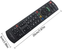 Riry N2QAYB000752 Univerzális Távirányító Panasonic Viera Smart TV-hez - Fekete, Programozás Nélküli, 10m Hatótávolság 2