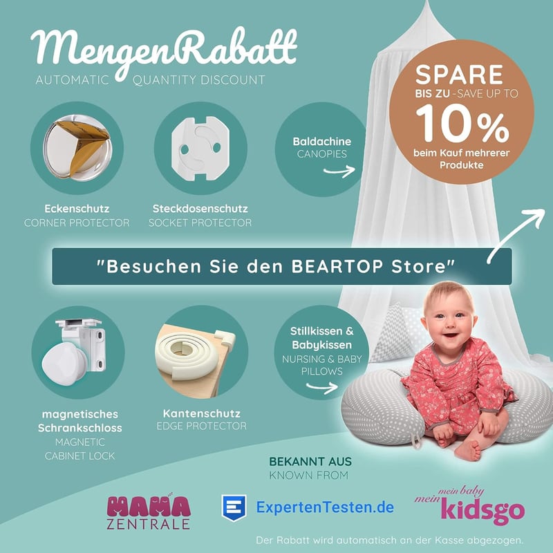 BEARTOP Prémium Kétlépcsős Gyerek Fellépő | Kék | 100kg Teherbírás | Csúszásgátló
