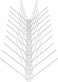 Viirkuja Rozsdamentes Acél Galambriasztó Ablakpárkányra - Madárvédelem Tetőre és Erkélyre, 300 cm, Könnyen Szerelhető, Tartós, Biztonságos 1