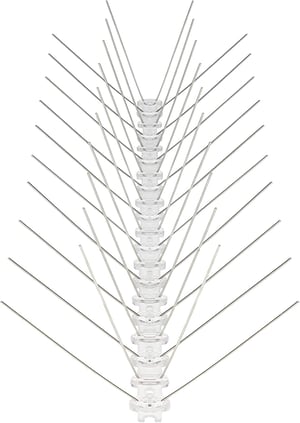 Viirkuja Rozsdamentes Acél Galambriasztó Ablakpárkányra - Madárvédelem Tetőre és Erkélyre, 300 cm, Könnyen Szerelhető, Tartós, Biztonságos
