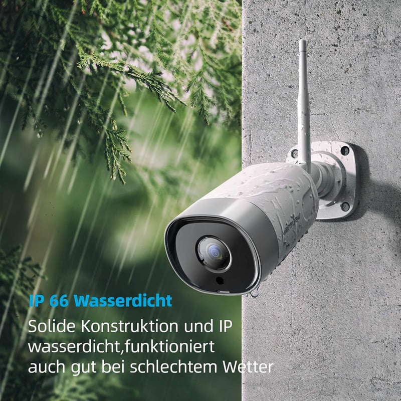 Wansview WiFi Kültéri Biztonsági Kamera 1080P - Mozgásérzékelés, Kétutas Hang, SD Kártyahely